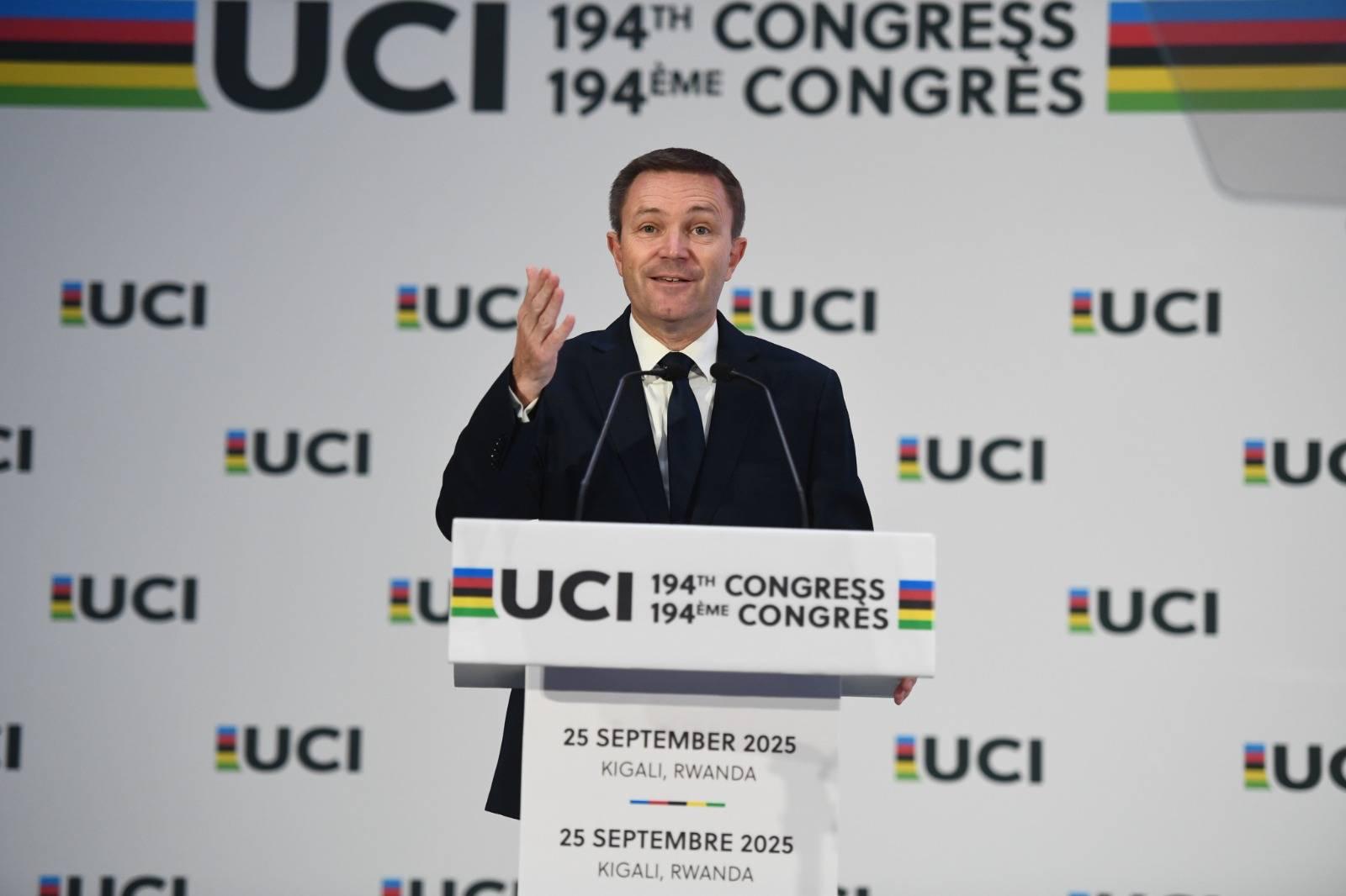 Perezida wa UCI yanyuzwe n’uburyo u Rwanda rwateguye Shampiyona y’Isi