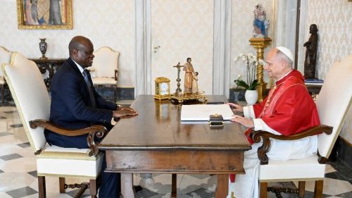 Vatican: Papa Leo XIV yakiriye Perezida Nguema wa Gabon
